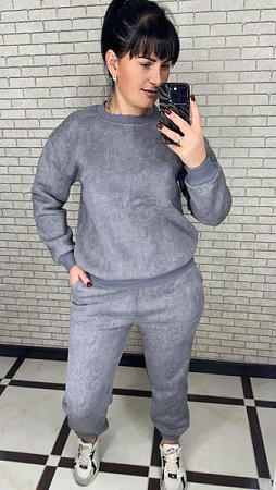 Костюм Спорт Valentina 085-1 grey - делук