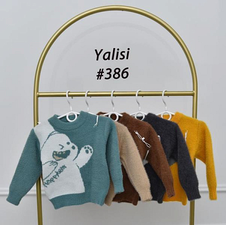 Свитер Yalisi 386 black Свитер Yalisi 386 black - делук