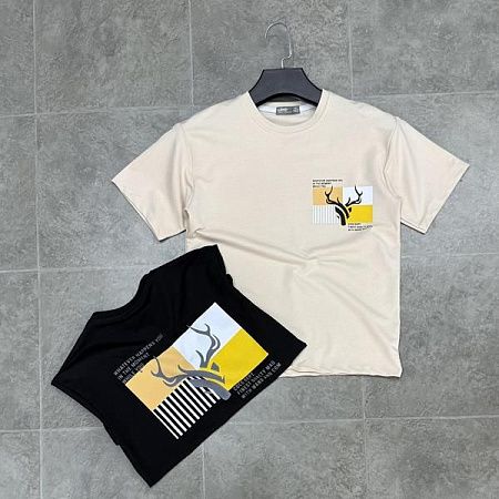 Футболка Fili Kids FK1118 beige - делук