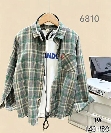 Рубашка Flong 6810 green - делук