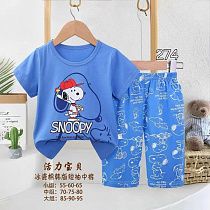 Пижама Фунтик 274-2  l.blue - делук
