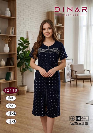 Халат Anion 12110 black - делук
