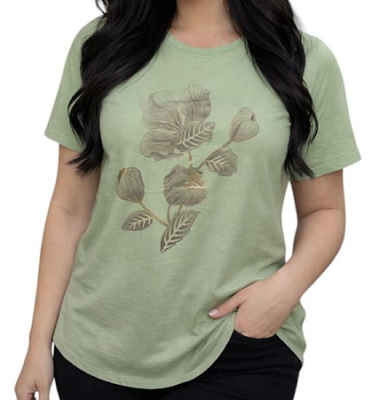 Футболка Levisha 25030 mint - делук