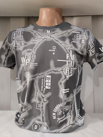Футболка Panda 1755 d.grey - делук