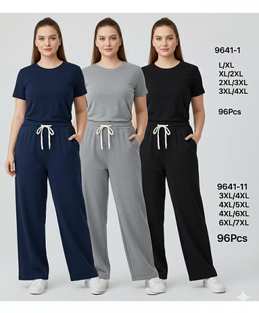 Штаны Спорт Kenalin 9641-11 grey - делук