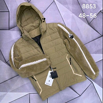 Куртка Tran 8853 beige - делук
