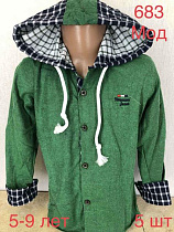 Рубашка Надийка ND683 green - делук