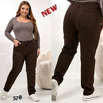 Джинсы Beki 578 brown - делук