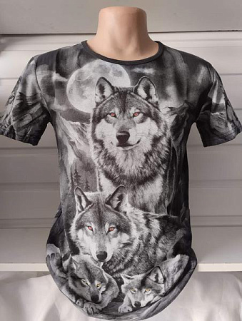 Футболка Panda 1543 black - делук