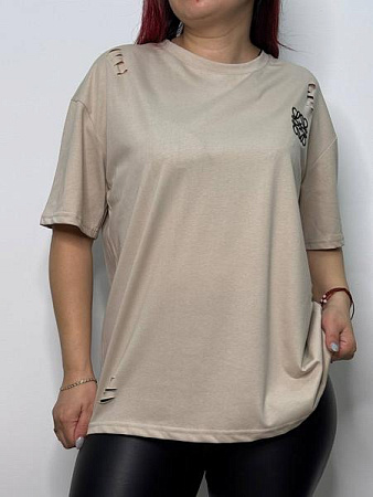 Футболка Kosta PT0140 beige - делук