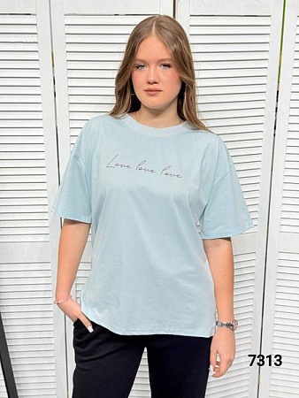 Футболка Mmc Clothes 7313 l.blue - делук