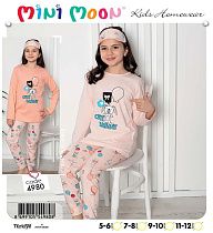Пижама No Brand 4980 pink - делук
