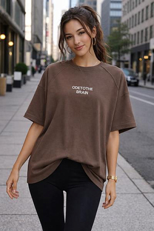 Футболка Major Kids 5037 brown - делук