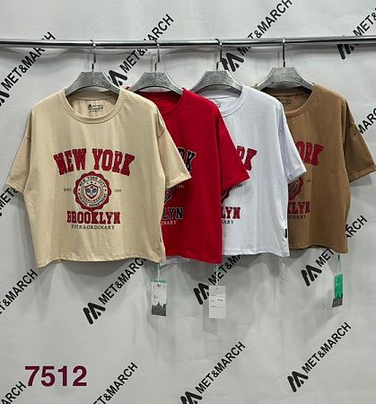 Футболка Met&March 7512 beige - делук