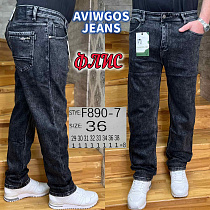 Джинсы God Baron F890-7 black - делук
