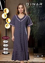 Халат Sss Annet DO-D10575 navy - делук