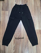 Штаны Спорт Mmz M1386 black - делук