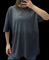 Футболка Elena&Vika 205106 d.grey - делук