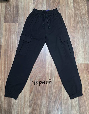 Штаны Спорт Mmz M1386 black - делук