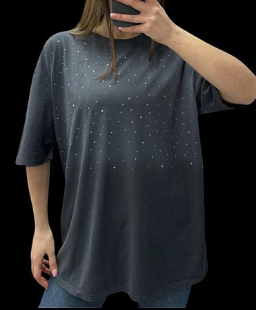 Футболка Elena&Vika 205106 d.grey - делук