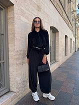 Костюм Спорт Arina 1652 black - делук