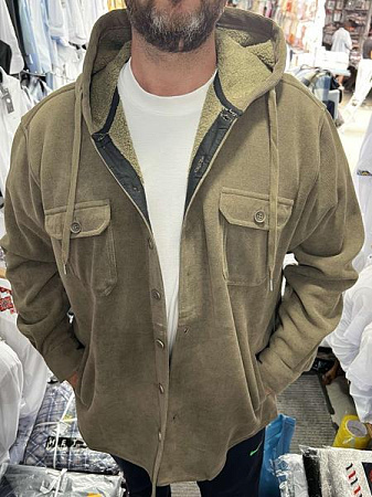 Рубашка Nik 56771 olive - делук