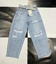 Джинсы Jeans Club BG1758-5 l.blue - делук