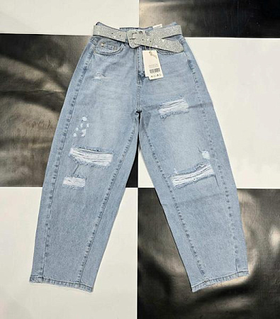 Джинсы Jeans Club BG1758-5 l.blue - делук