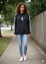 Худи Newe 104 black - делук