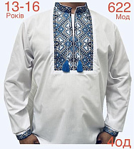 Вышиванка Надийка ND1490-622 white - делук