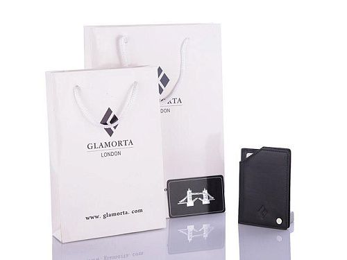 Визитница Glamorta B019-2316 black - делук