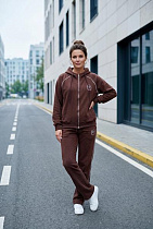 Кофта Спорт Kosta 3228 brown - делук