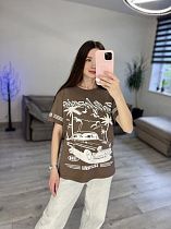 Футболка S.Style 01 brown - делук