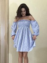 Платье Arina 1494 l.blue - делук