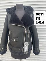 Дубленка Yafeier 6611-1 black - делук