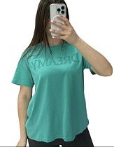 Футболка Elena&Vika 25052 green - делук
