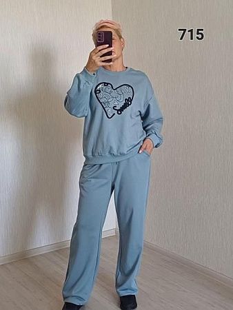 Костюм Спорт Fsn 715 l.blue - делук