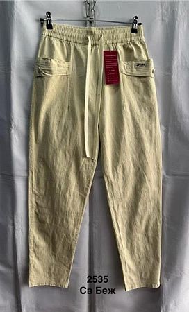 Штаны Minh 2535 l.beige - делук