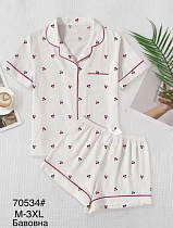 Пижама Brilliant 70534 white - делук