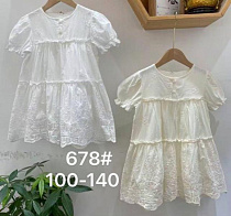 Платье Meloria 678 white - делук