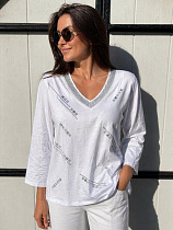 Свитер Levisha 27084 white - делук