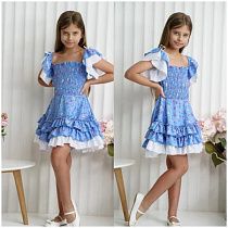 Платье Ariamo A59 l.blue - делук