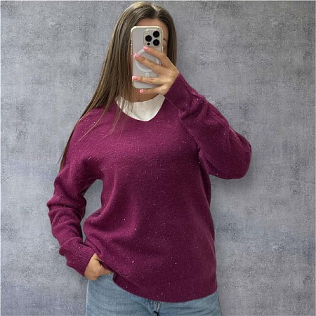 Свитер Elena&Vika 25515 wine - делук
