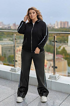 Костюм Спорт Modnulya 1650 black - делук