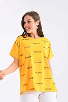 Футболка No Brand 2484 yellow - делук