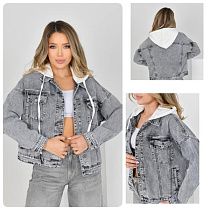 Куртка Lady N 816 grey - делук
