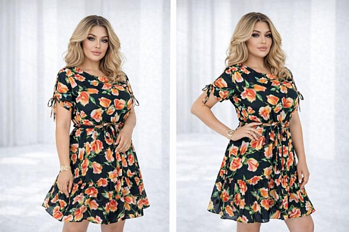 Платье Arina 2445 black - делук