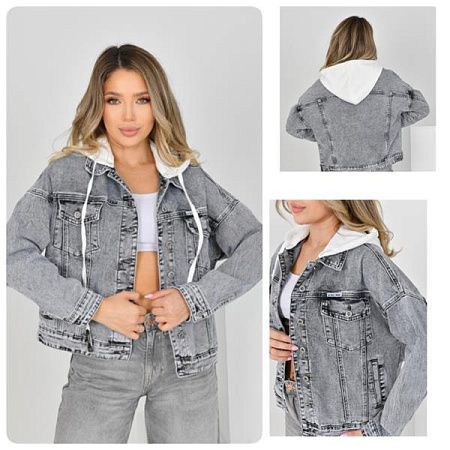 Куртка Lady N 816 grey - делук