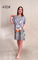 Ночнушка Anion 410 grey - делук