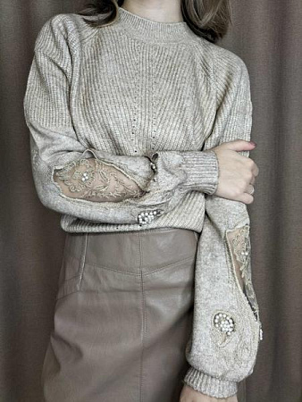 Свитер Kosta 7176 d.beige - делук